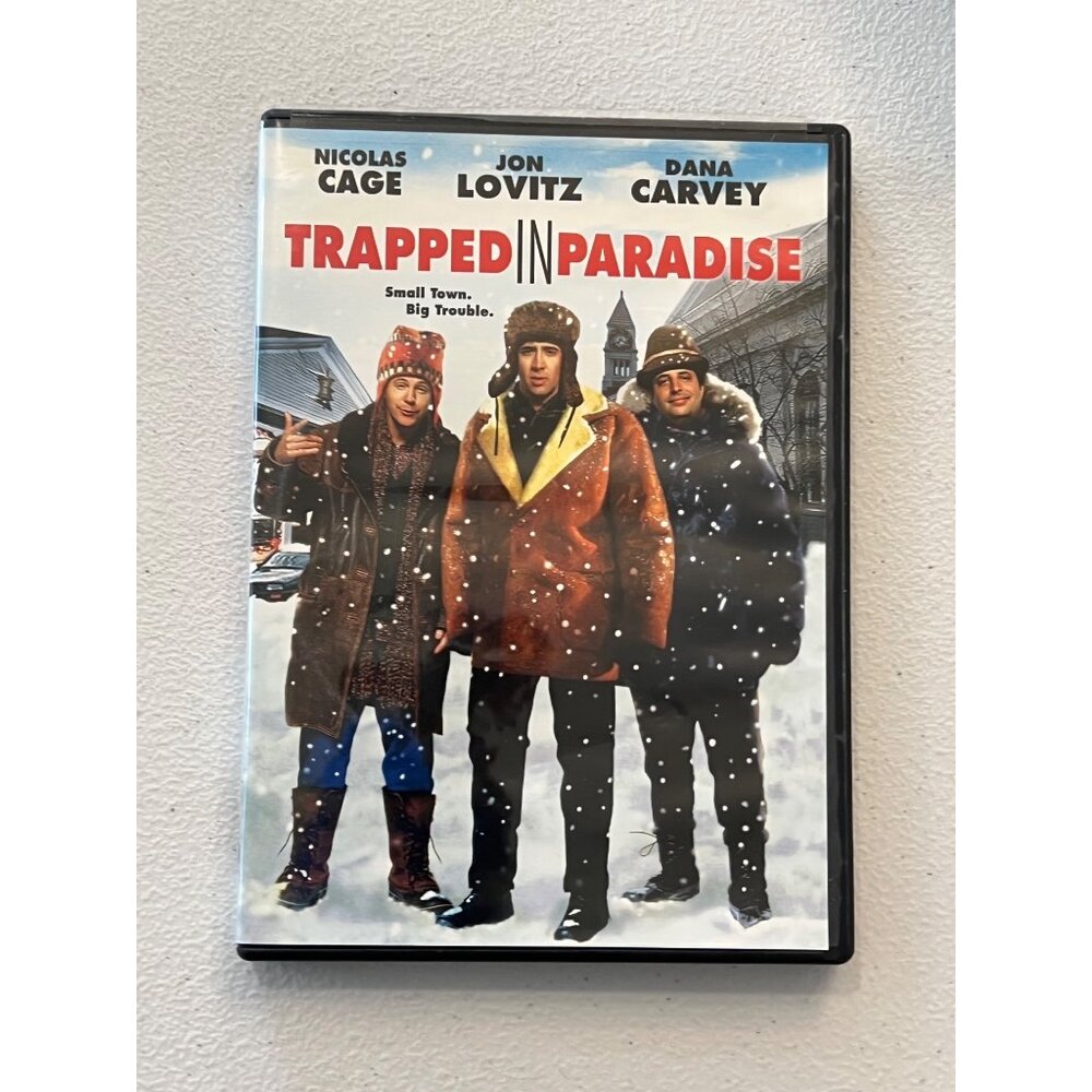 Trapped In Paradise 1994 DVD Nicolas Cage Jon Lovitz Comedy Movie Pre-Owned